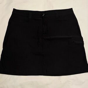 Eddie Bauer Womens 14 Black Athletic Activewear Skirt Shorts Skorts
